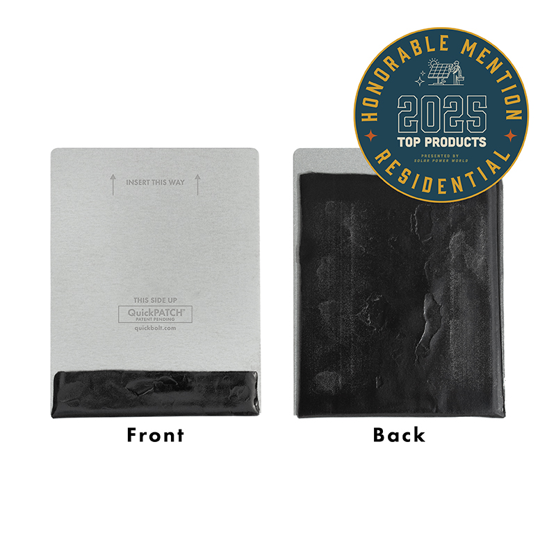 QuickPATCH® Front and Back
