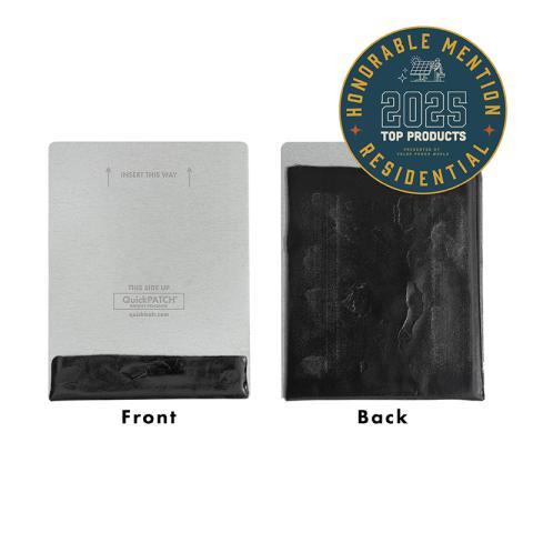 QuickPATCH® Front and Back